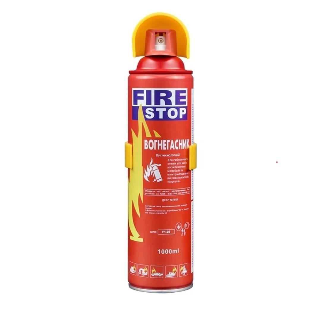 Fire Extinguisher with Mounting Bracket for Car, Home, Kitchen and Grill