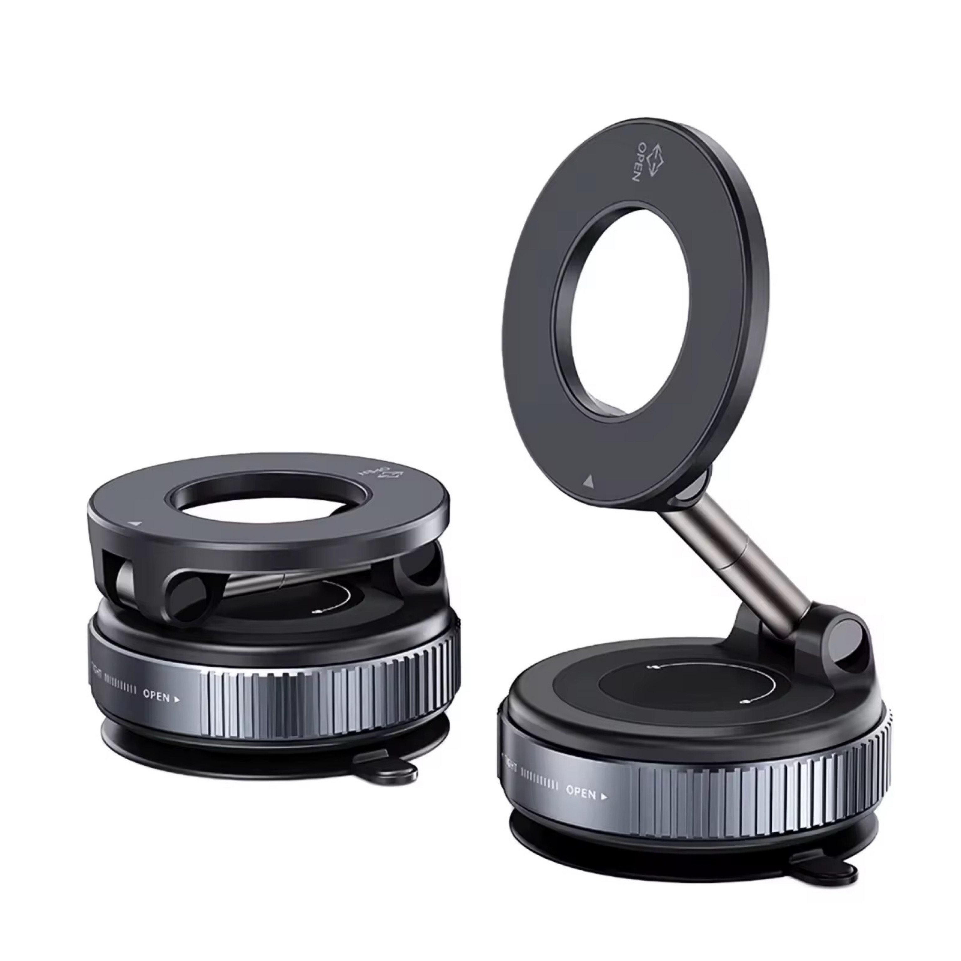 Car Phone Mount (Vacuum Suction) – Magnetion Bracket